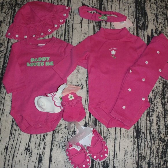 Gymboree Pretty Turtle 0-3 Month Pants Bodysuit Hat Headband Size 1 Shoes NWT - Picture 2 of 5